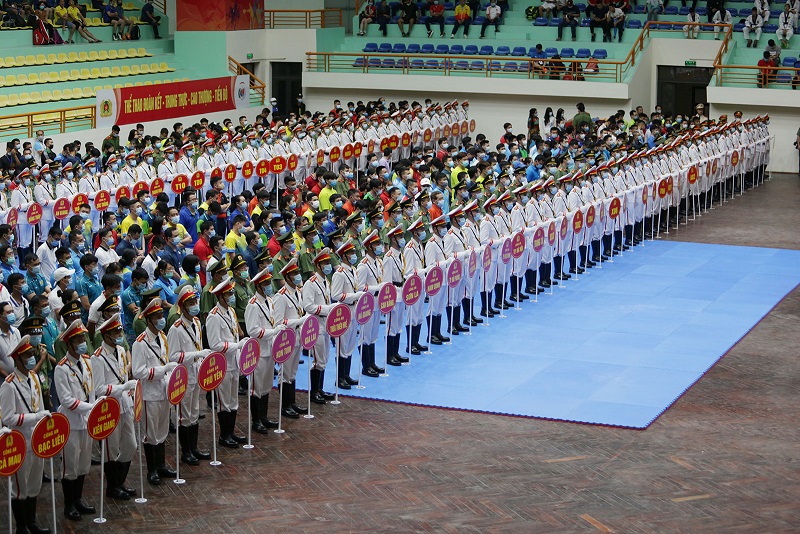 Khai mạc Hội thao lực lượng Công an nhân dân năm 2021